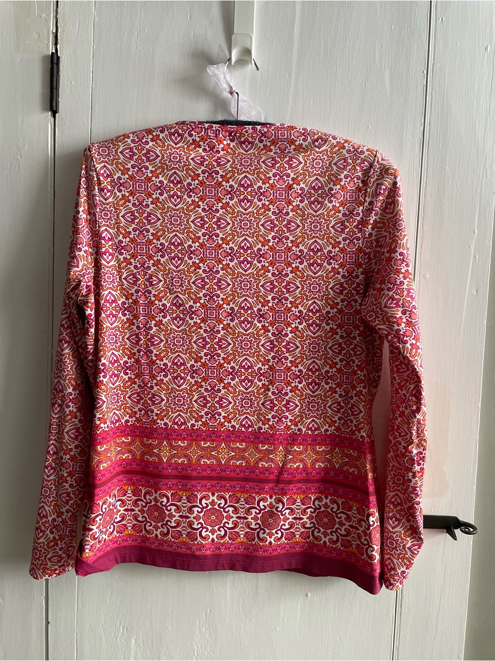 Lands End Womens Sunshade Swim Shirt Rash Guard Size M 10-12 - Picture 3 of 6